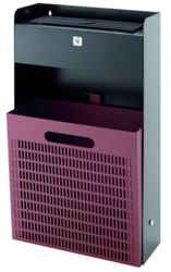 papelera metalica ncon rejilla