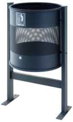 papelera exterior basculante