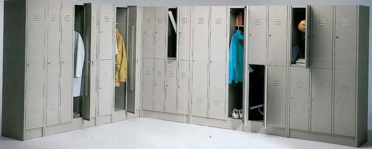 taquillas y armarios roperos color gris